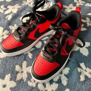 Nike Red and Black Dunks